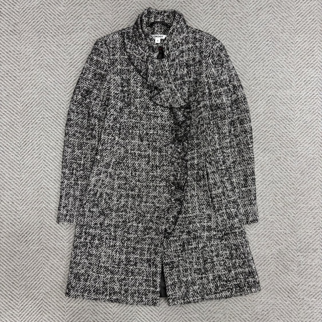 Dkny 프릴디테일 보카시 코트 v1183 상품이미지1