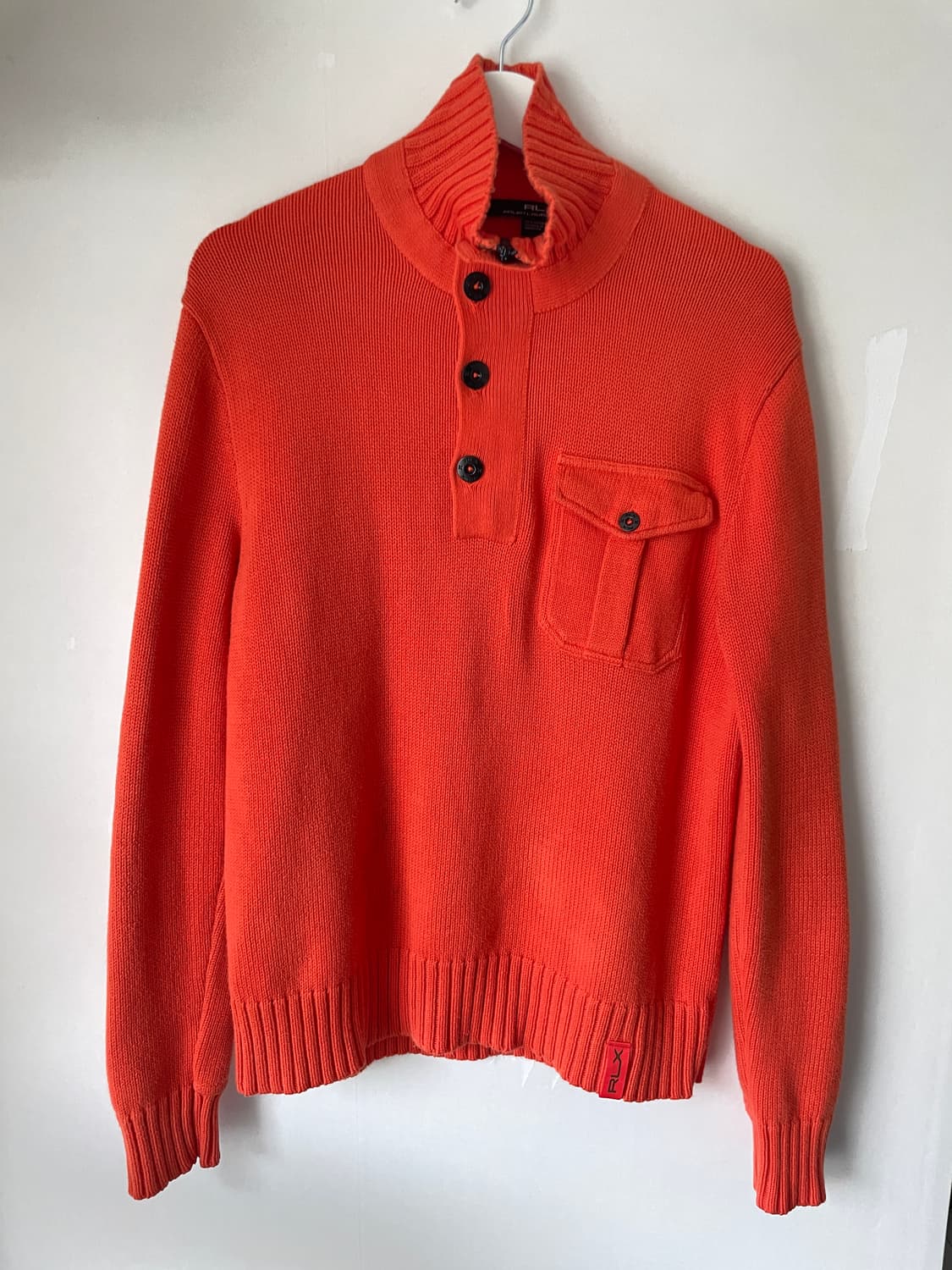 [S] RLX ralph lauren 랄프로렌 오렌지 니트 상품이미지1