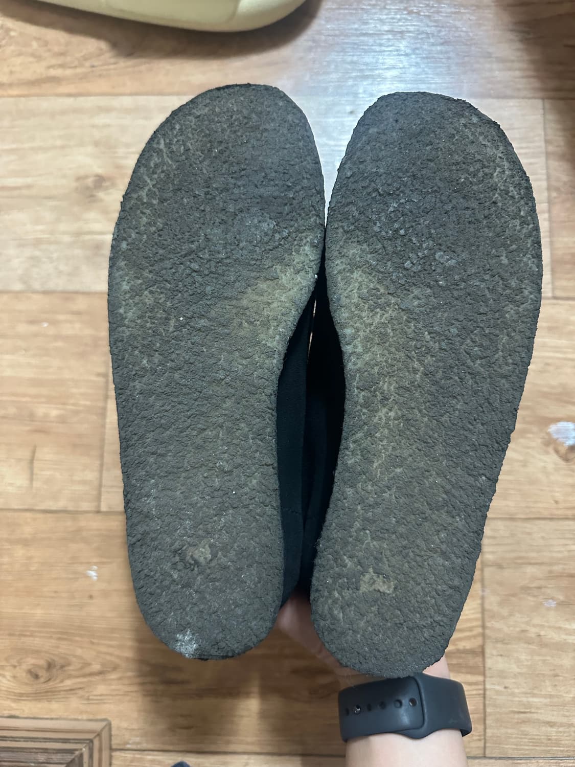 클락스 왈라비 블랙 스웨이드 UK4 상품이미지5