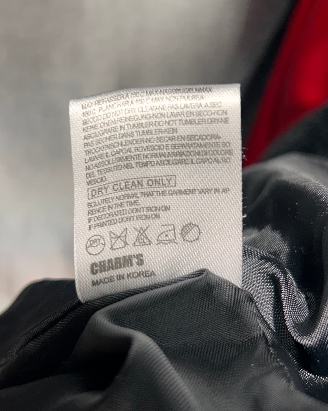 M Charm's 핑크팬더 파이어 자수 벨벳 스카잔 상품이미지7