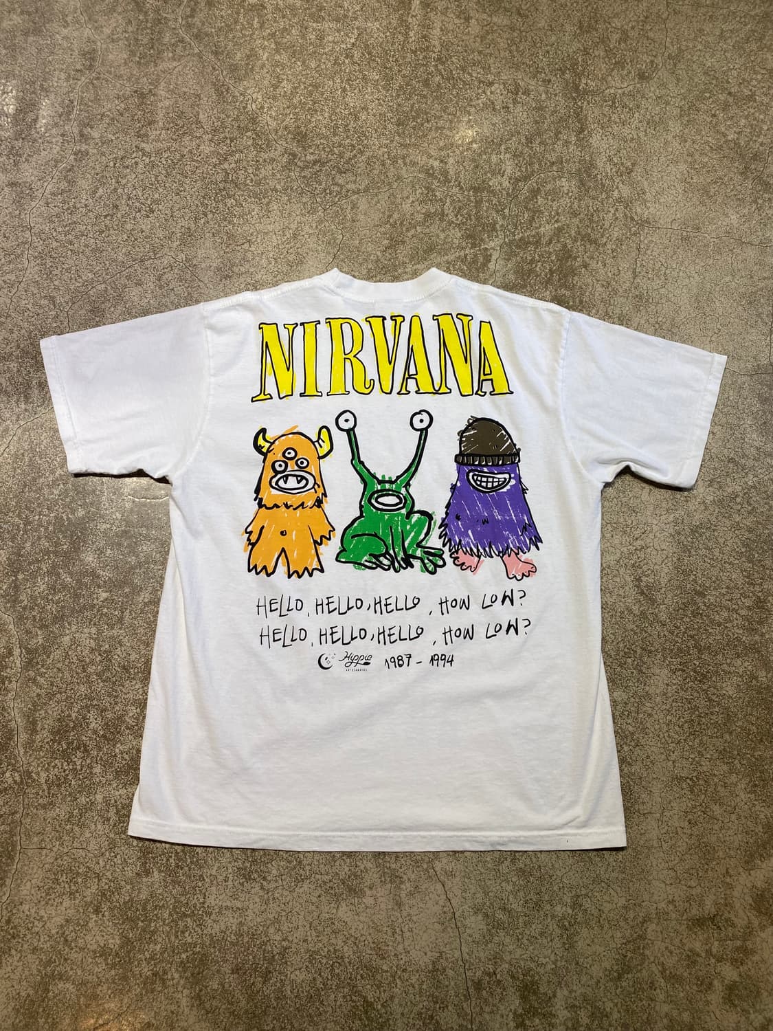 빈티지 너바나 프린팅 티셔츠 상품이미지5