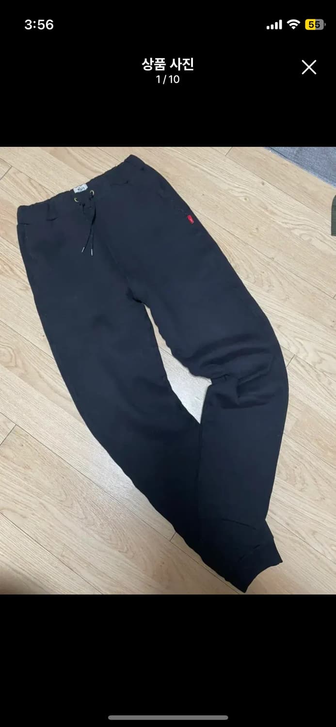 더블탭스 스웻팬츠 블랙M 상품이미지1