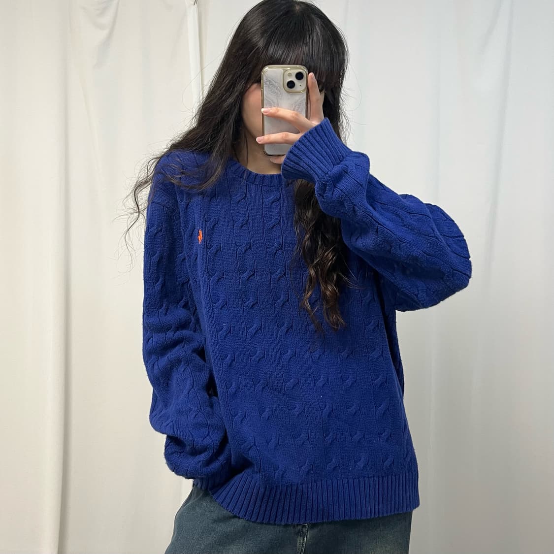 Polo Ralph Lauren blue knit 상품이미지2