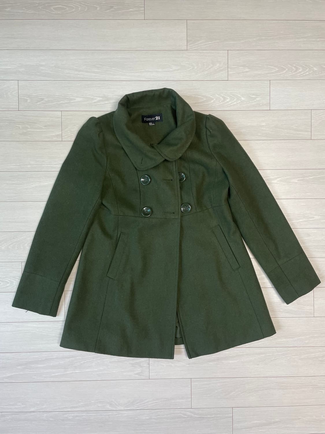 포에버21 스탠드 카라 피코트 상품이미지3