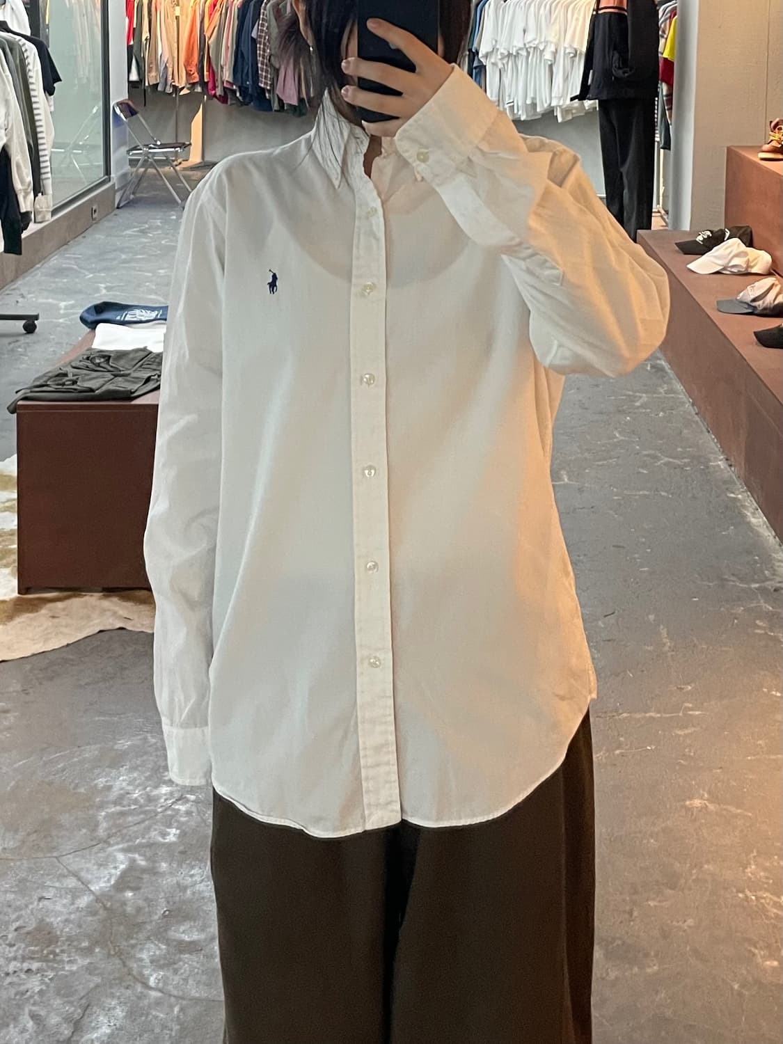 폴로 랄프로렌 화이트 셔츠 H2482 상품이미지1