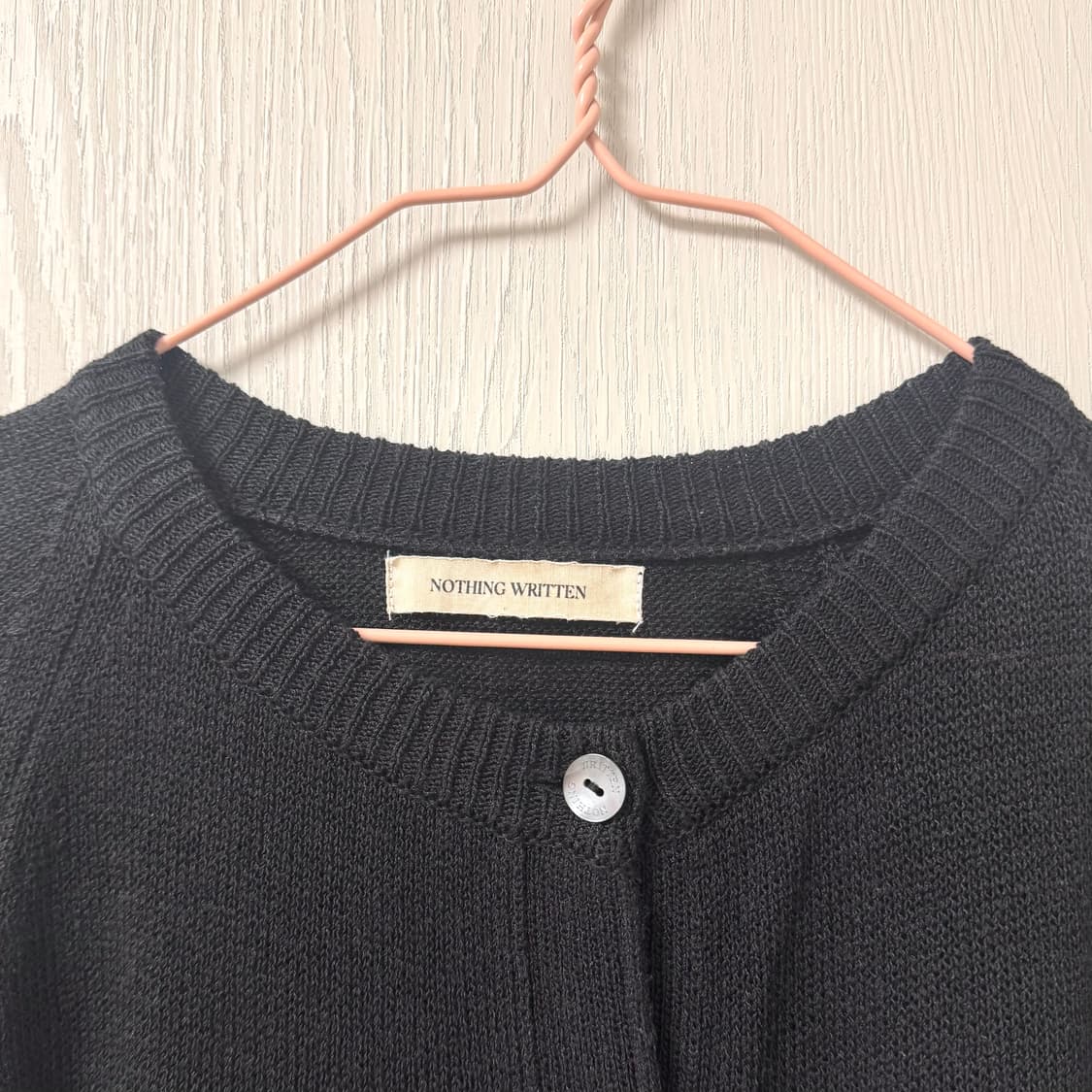 낫띵리튼 로고 버튼 가디건 상품이미지2