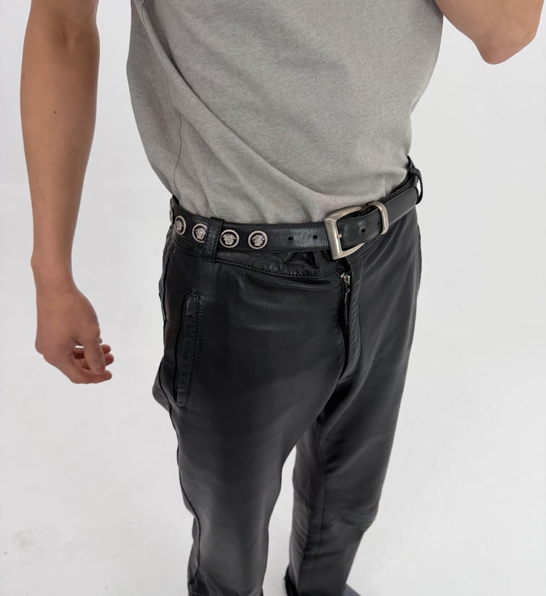 Gianni Versace stud leather belt 상품이미지2