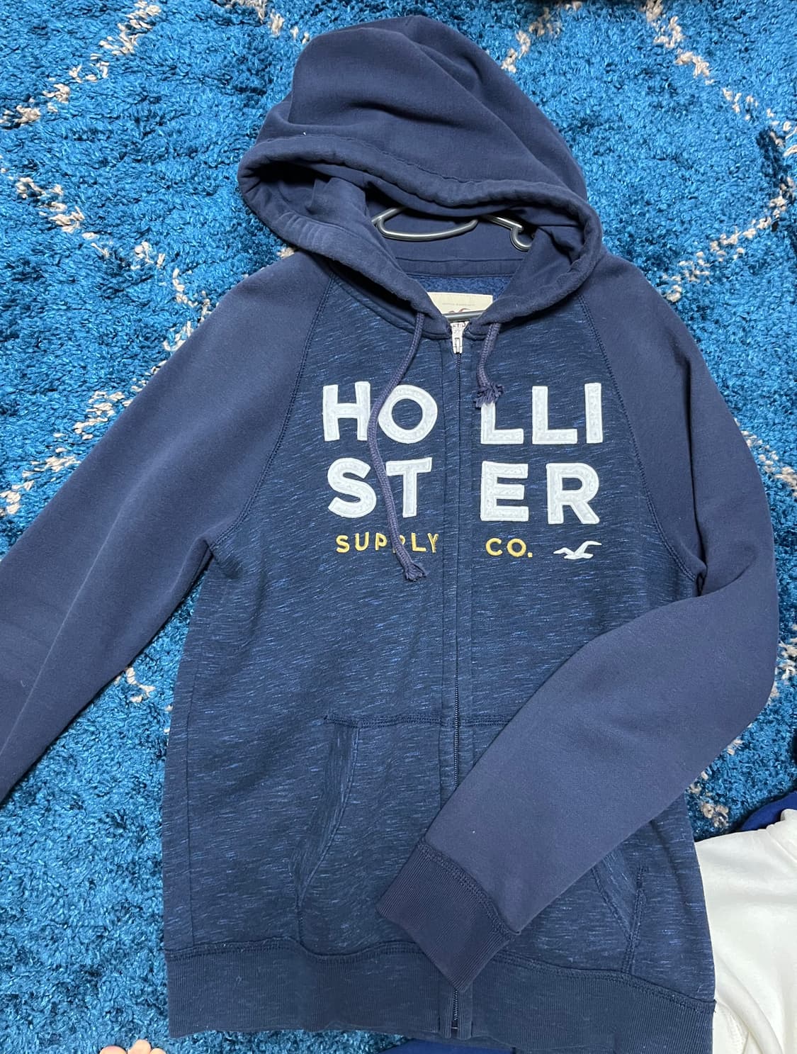 홀리스터 네이비 후드집업 상품이미지1