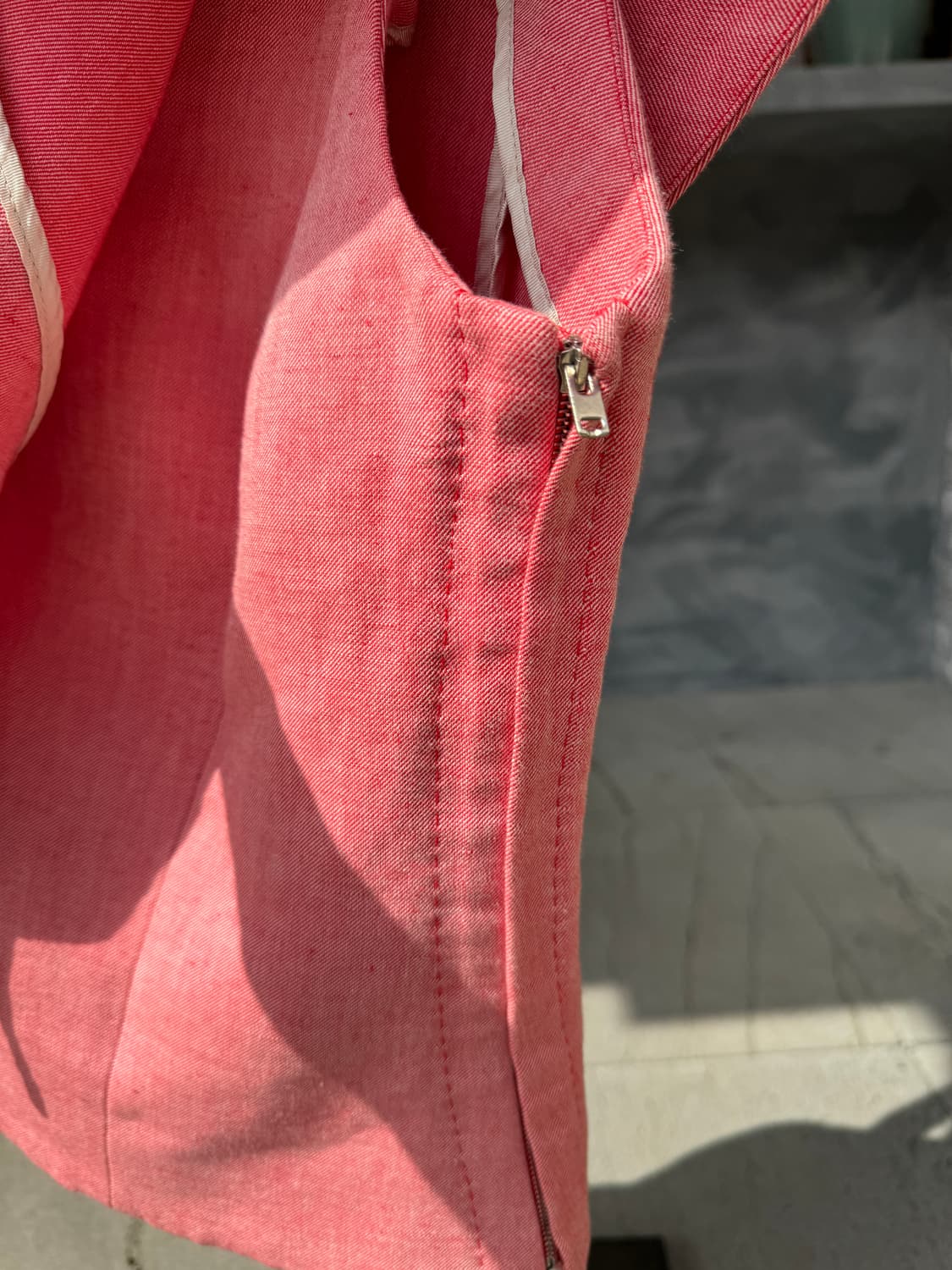 텍있는 새상품 CARVEN 핑크 린넨 블라우스 36(55사이즈) 상품이미지7