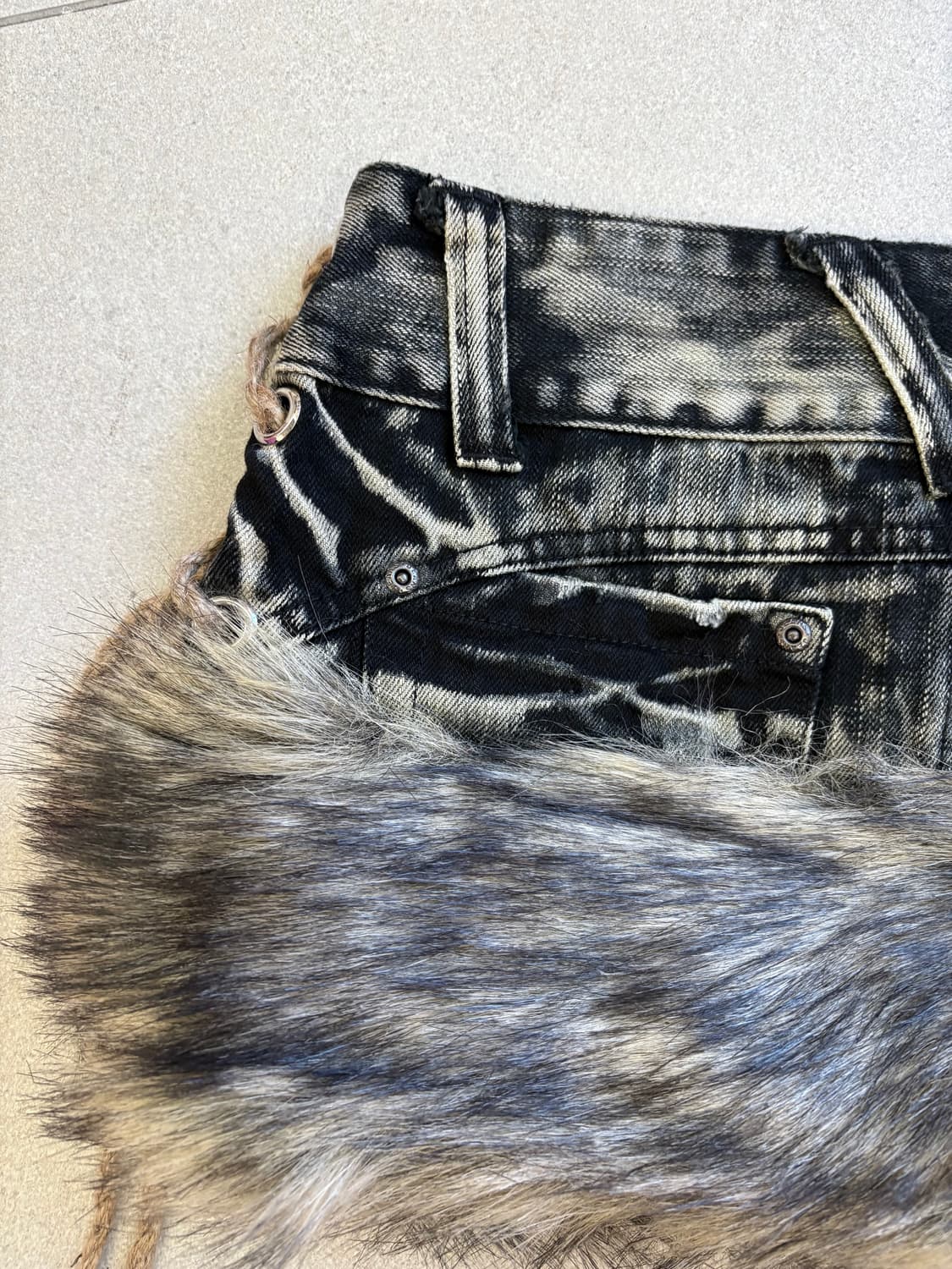 아일렛 워싱 퍼 스커트 상품이미지6