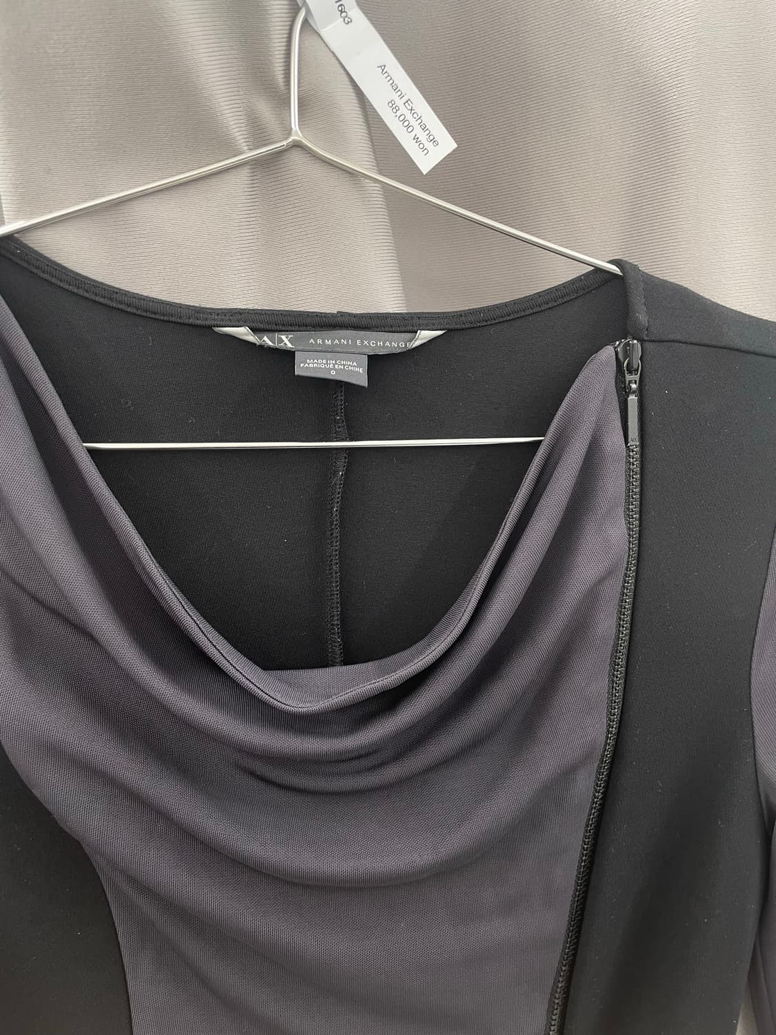 알마니익스체인지 비스코스 사이드 지퍼 드레스 상품이미지3