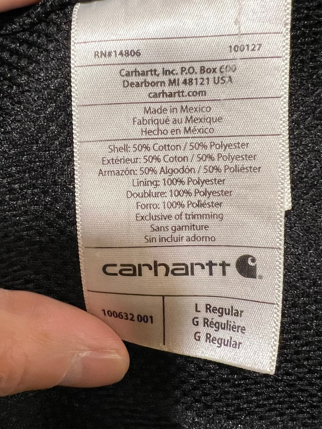 [L] 칼하트 레인 디펜더 루틀랜드 써멀 라이닝 후드 집업 상품이미지7