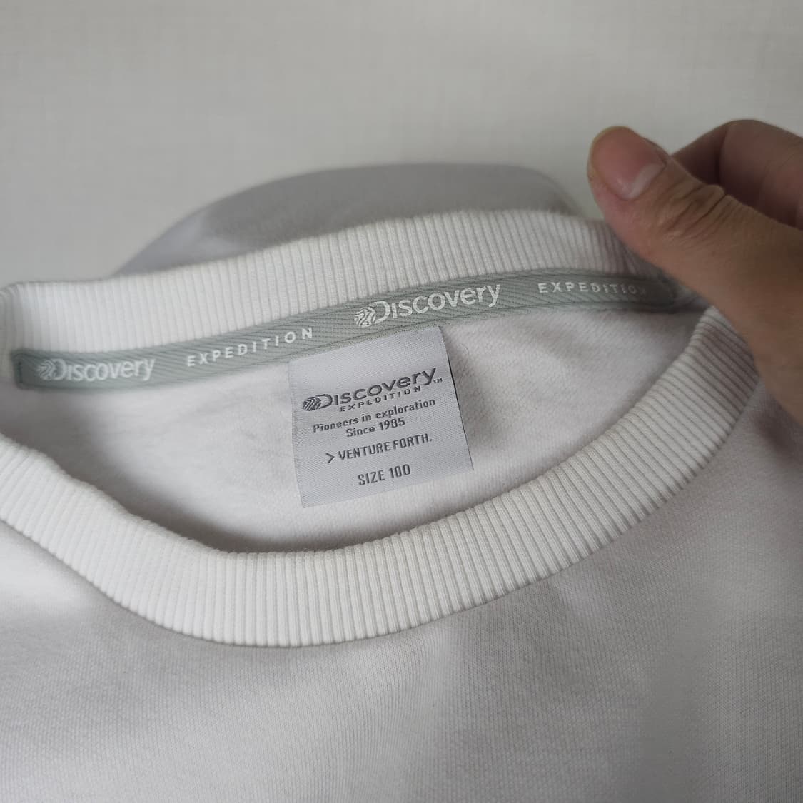 디스커버리 맨투맨 남자100사이즈  상품이미지3
