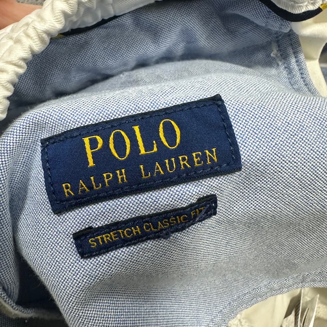 ✨ (바배) 폴로 랄프로렌 클래식핏 화이트 밴딩 반바지  상품이미지3