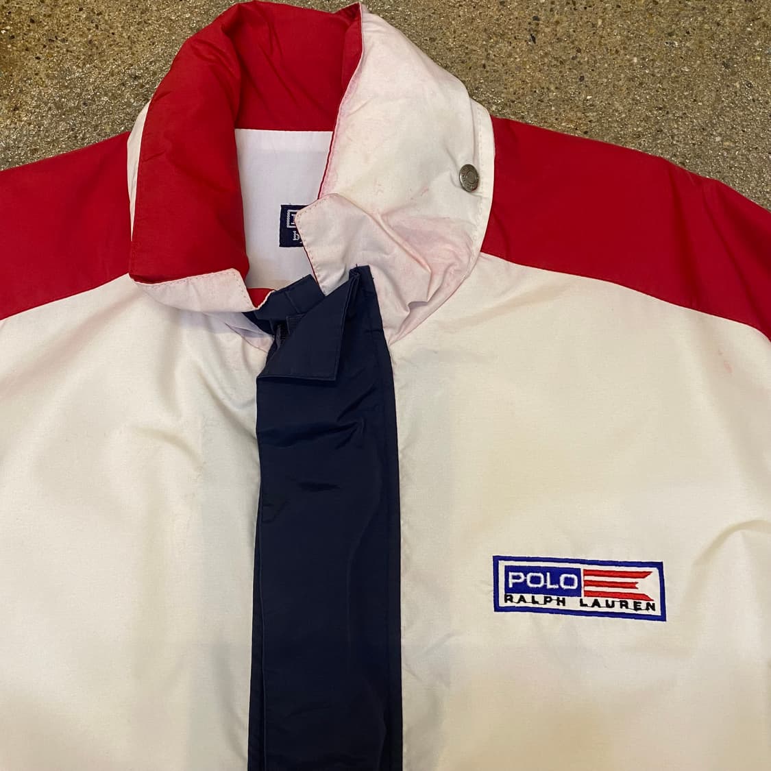 USA 빈티지 폴로 바람막이 져지 상품이미지2