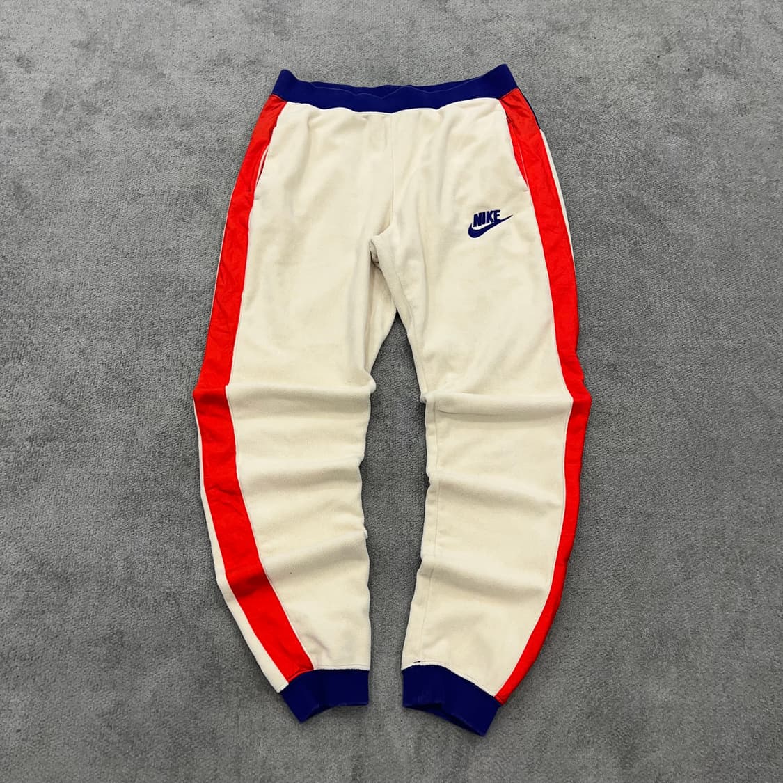 M 나이키 플리스 배색 트레이닝 트랙팬츠 상품이미지1