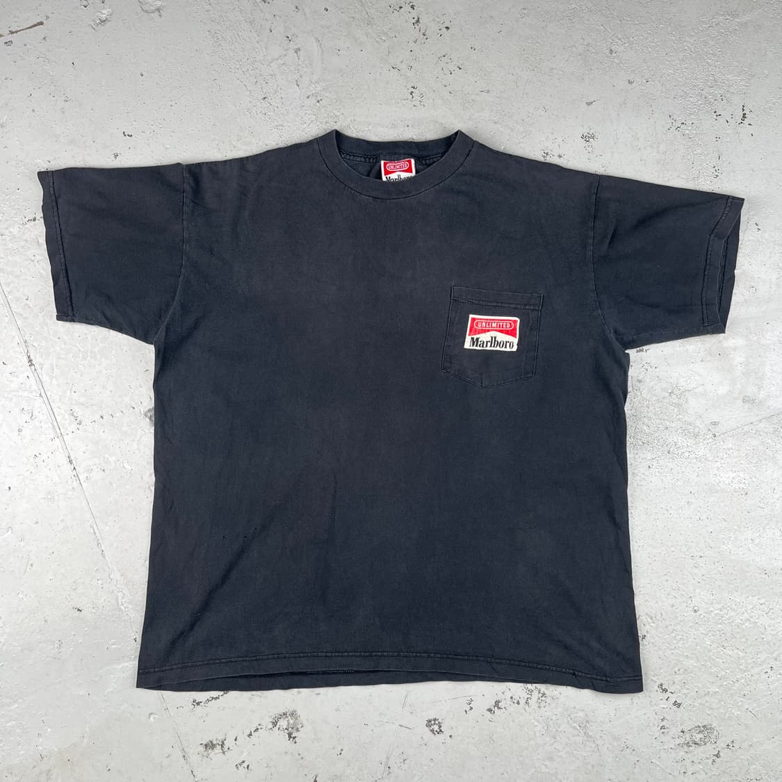 빈티지 말보로 언리미티드 트레인 포켓 반팔티 상품이미지3