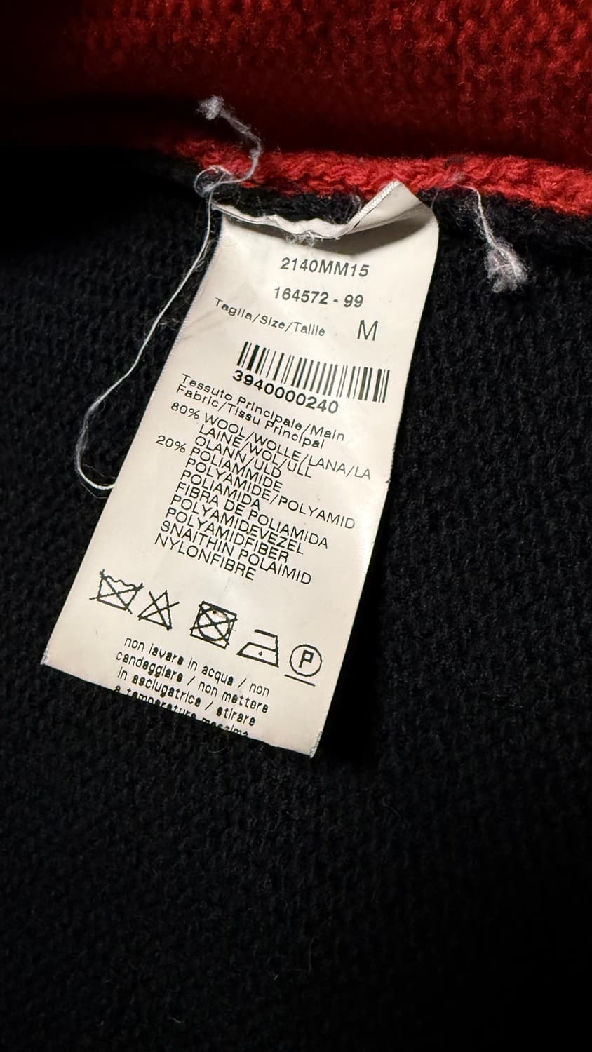 MSGM 디스트로이드 아가일 니트 가디건 상품이미지4