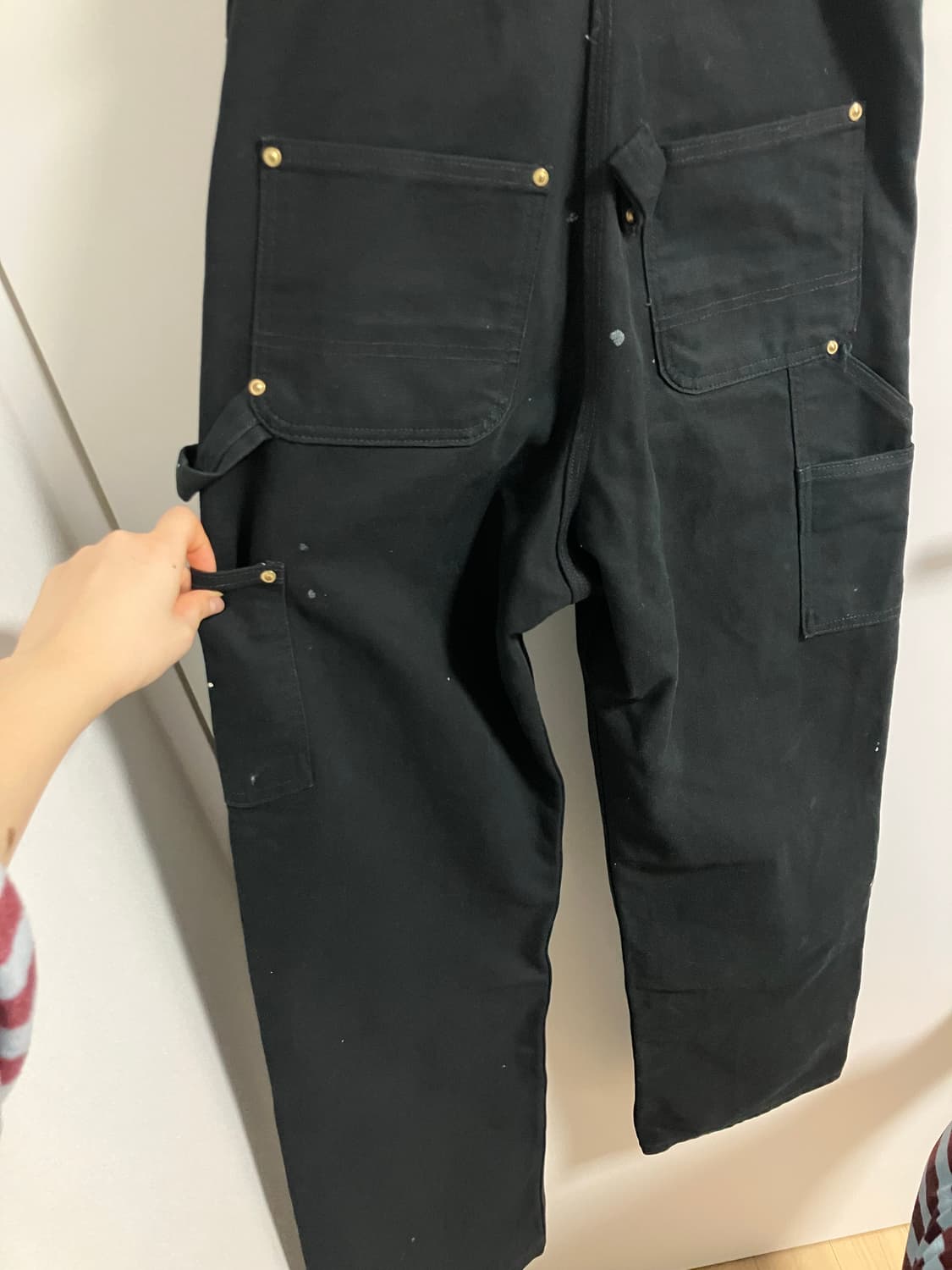 빈티지 페인트 칼하트 wip 오버롤 상품이미지5