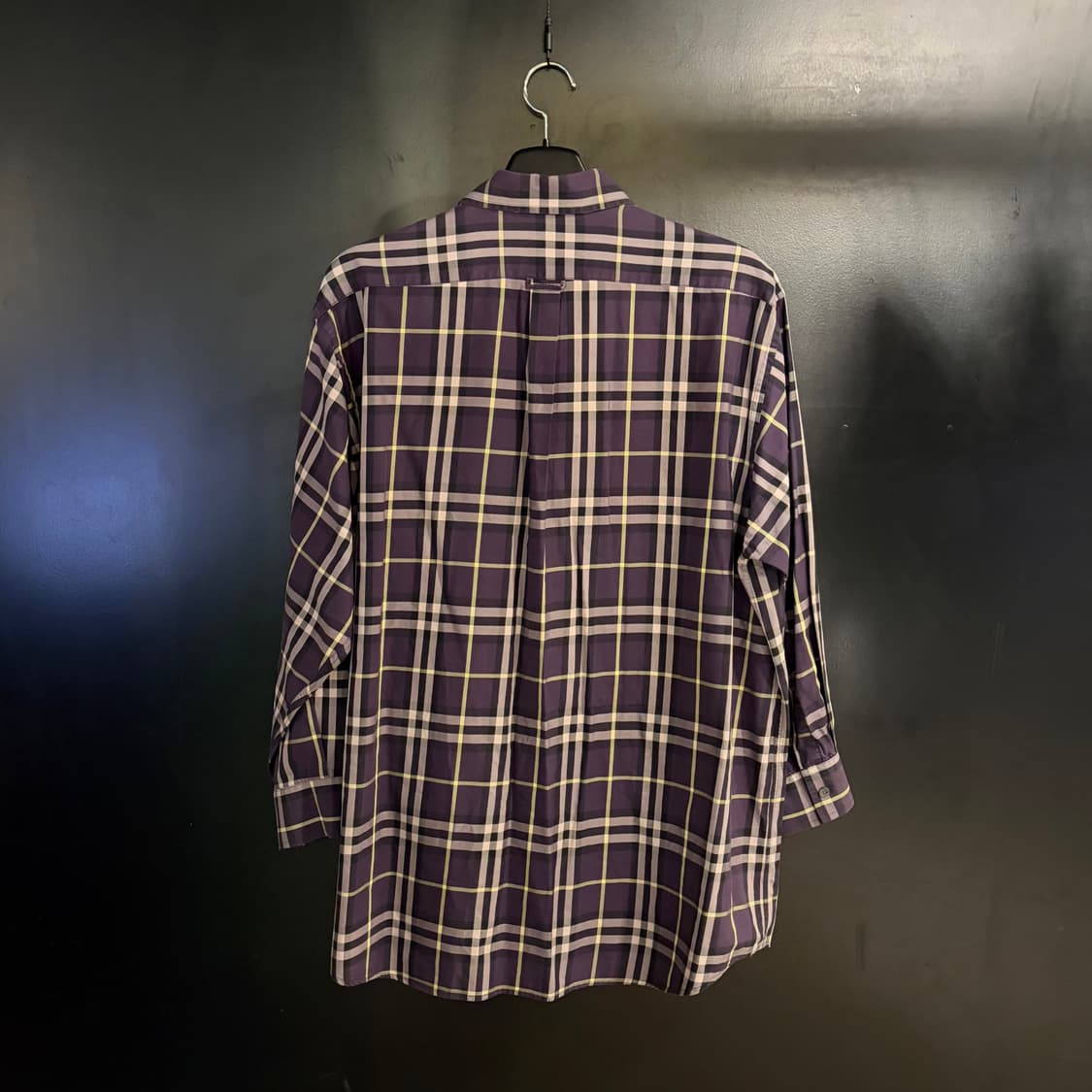 버버리 체크셔츠 퍼플 상품이미지2
