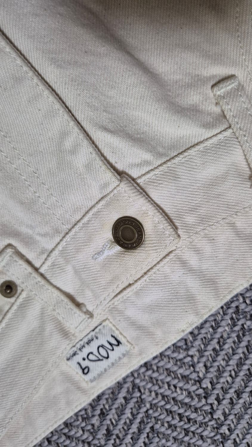 MOD9 스트레이트핏 크롭진 30 (크림) 상품이미지3