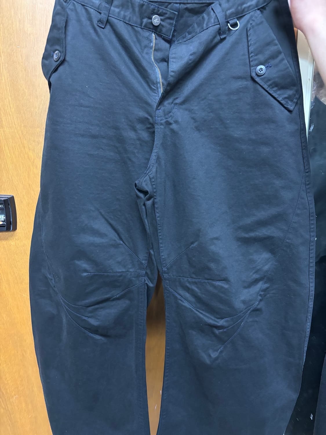 아르반 리프 커브드 팬츠 블랙 3 상품이미지2