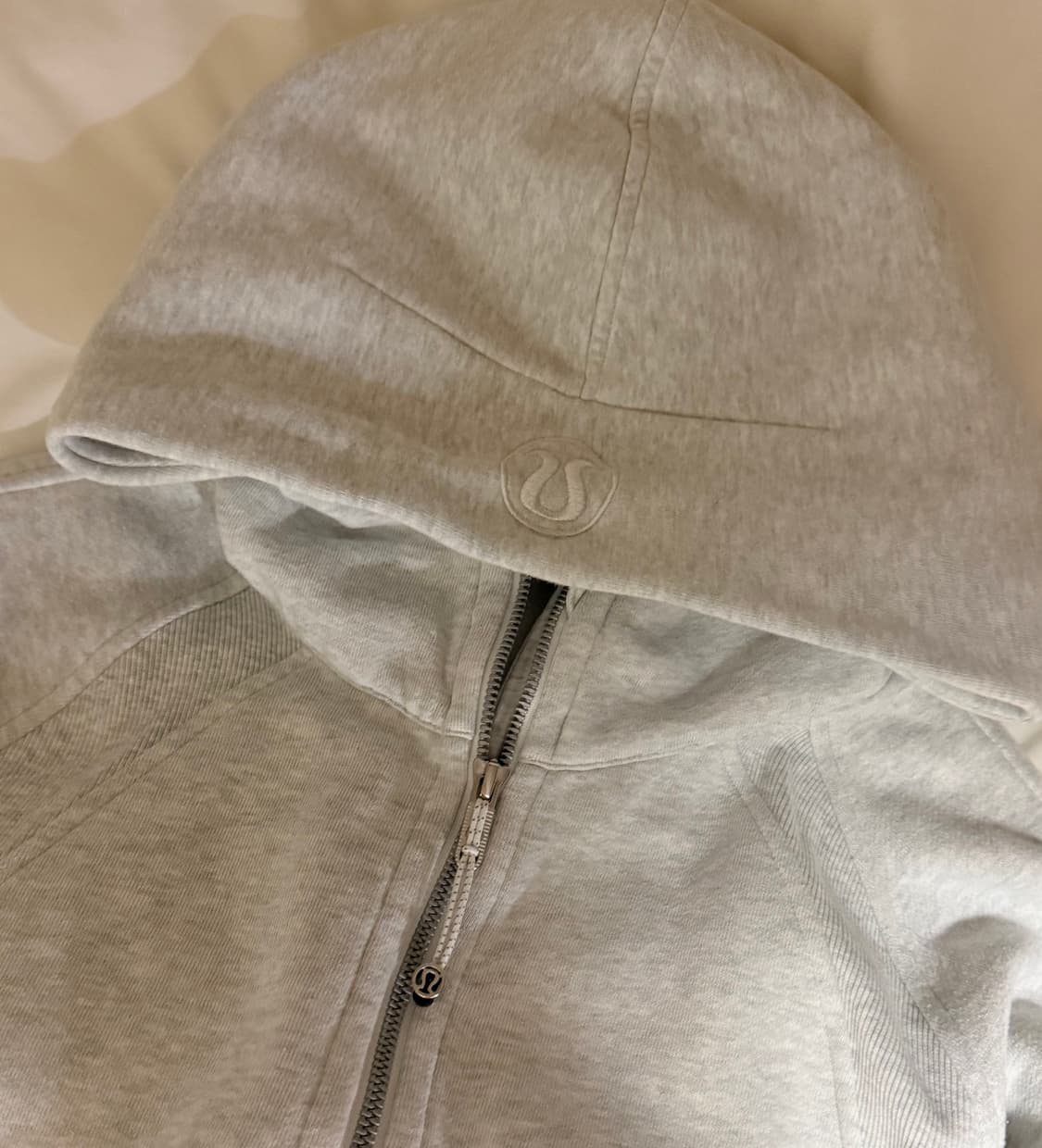 룰루레몬 스쿠바 오버사이즈드 후드집업 라이트 그레이 상품이미지3