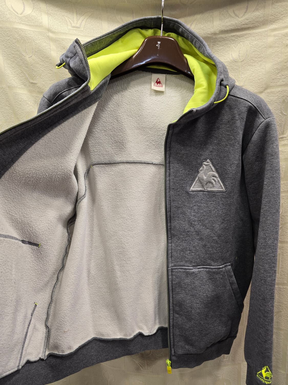 르꼬끄 스포르티브 남성 기모 후드집업 자켓 95정도 상품이미지7