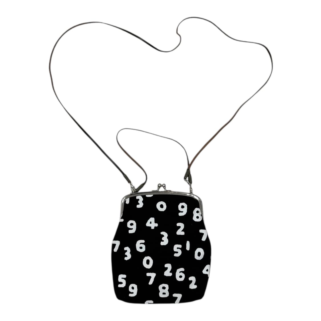 소우소우 캔버스 소프트 가마구치 크로스백 가방 블랙 상품이미지2