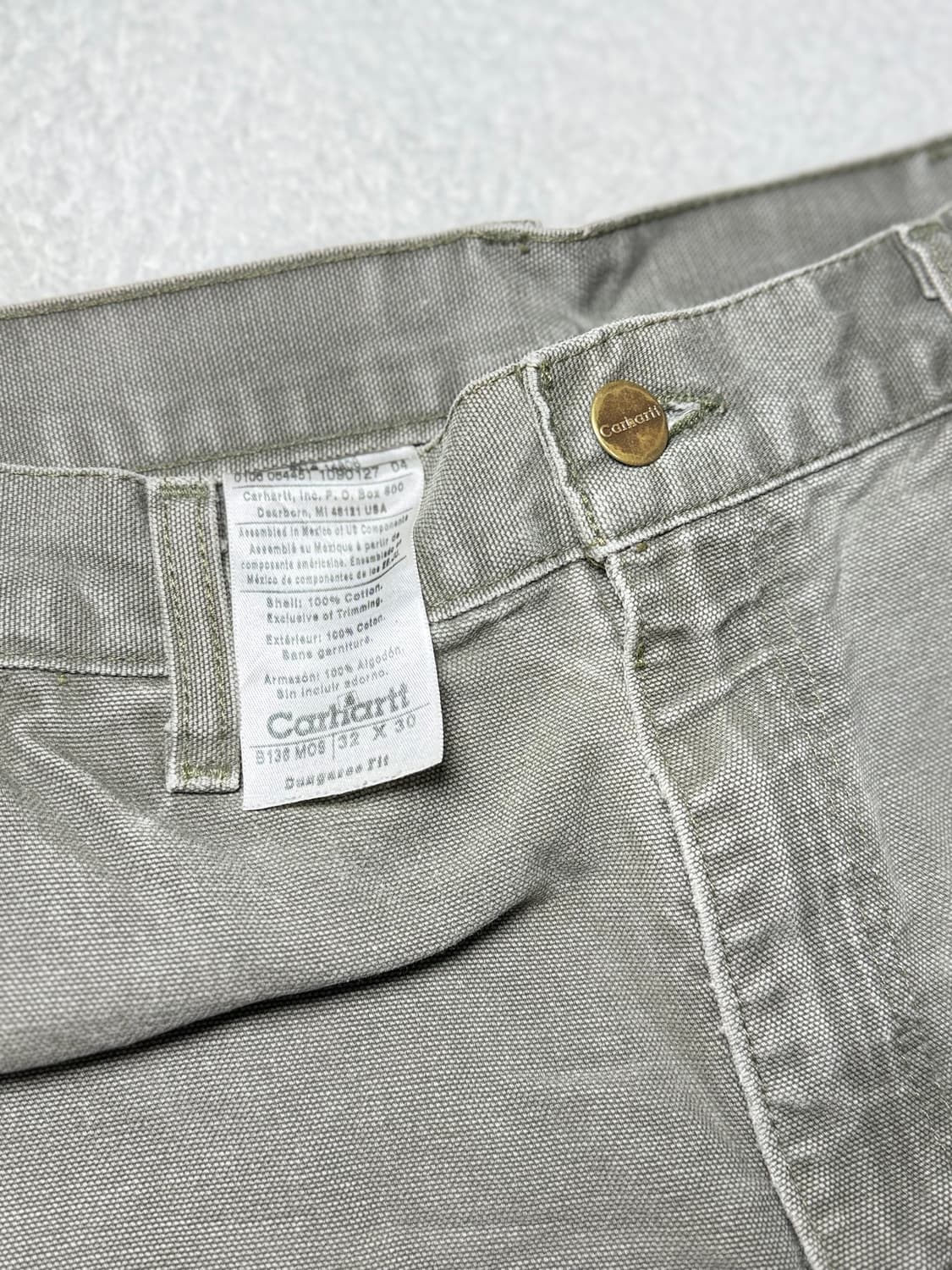 칼하트 B136 모스 32x30 상품이미지3