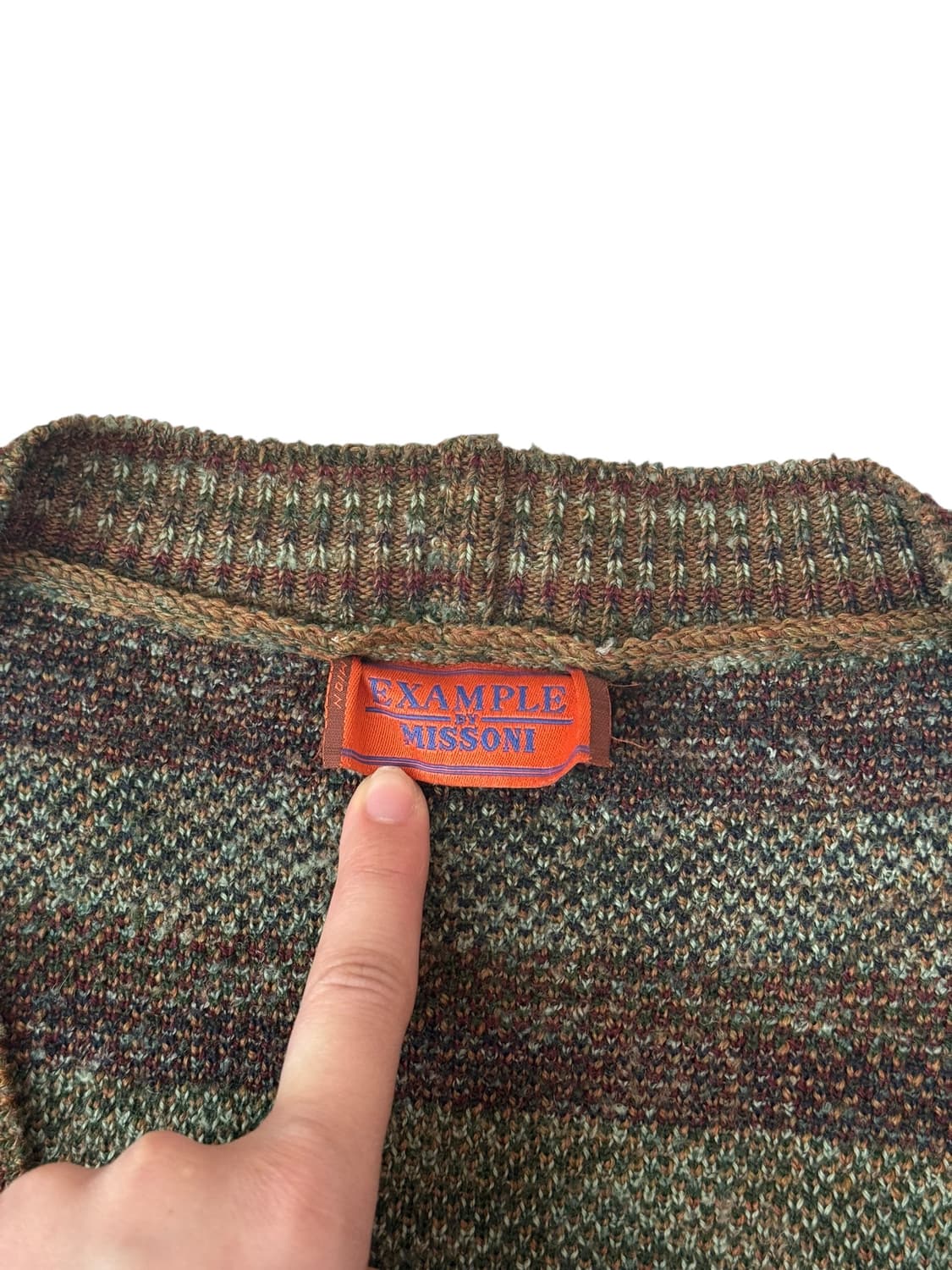 미쏘니 빈티지 패턴 가디건 상품이미지8