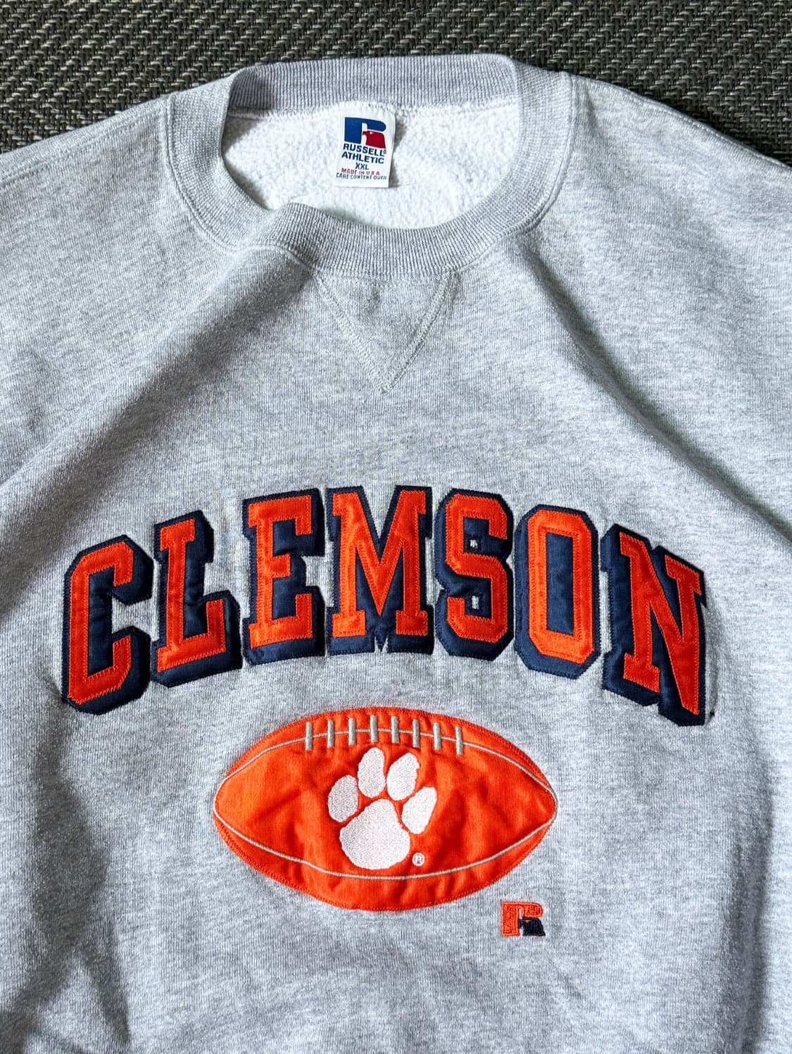 90s USA 러셀 애슬레틱 빈티지 컬리지 스웻셔츠 (105) 상품이미지2