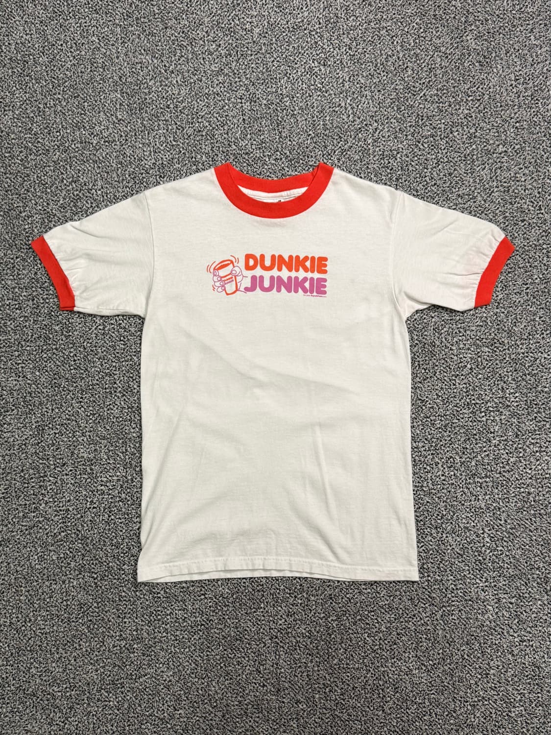 00s “DUNKIE JUNKIE” Parody T-shirt 상품이미지1