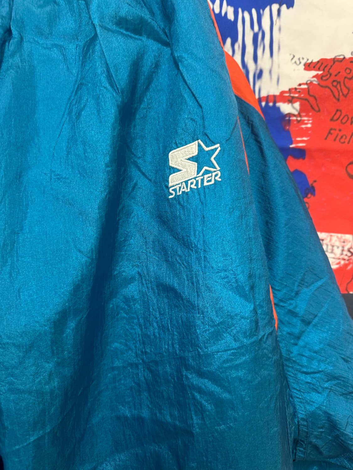 새상품 올드스쿨 스타터 NFL돌핀마이애미 트레이닝셋업 L100 상품이미지9