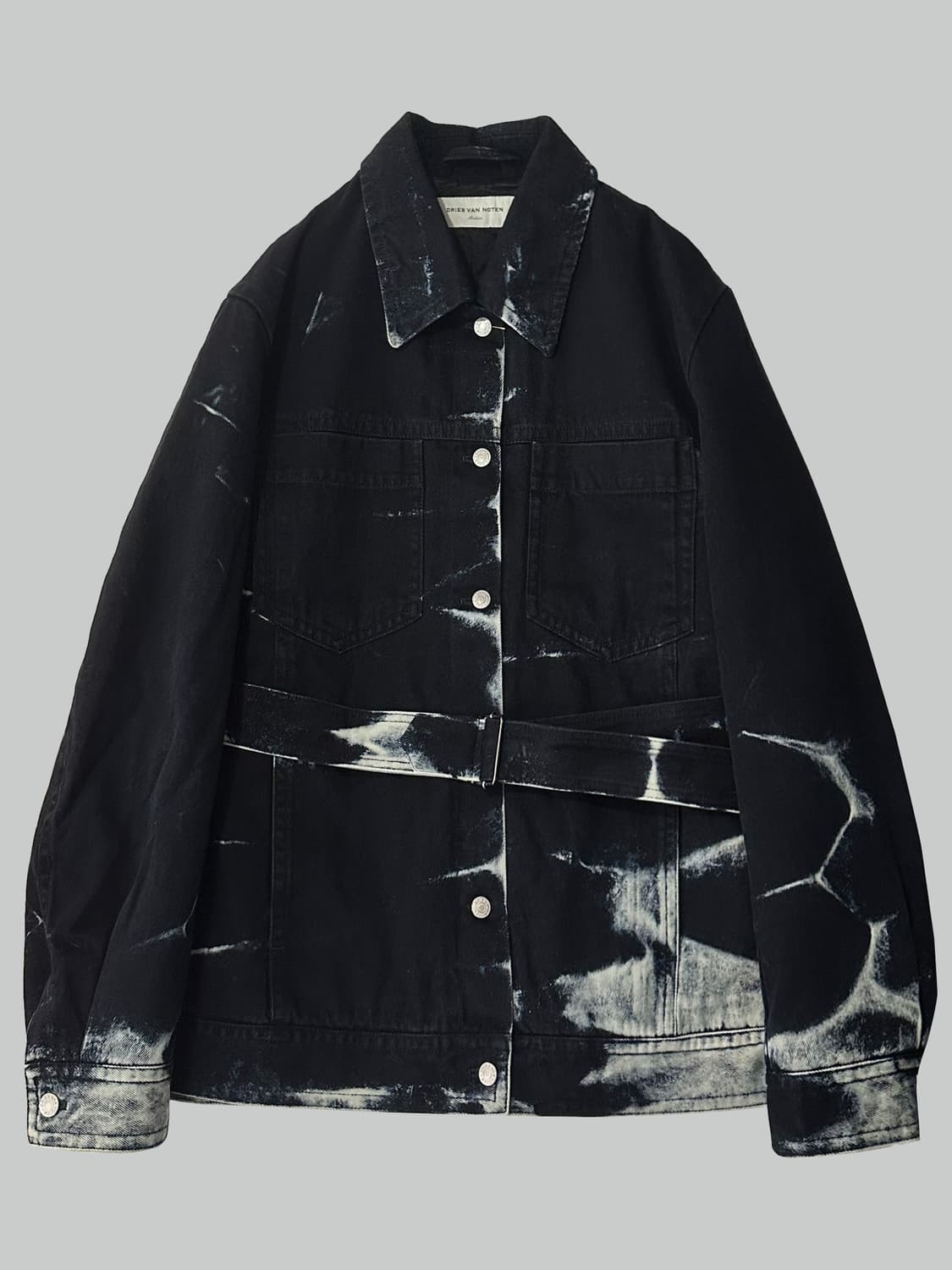 드리스 반 노튼 블리치 퀼팅 데님 자켓 상품이미지1