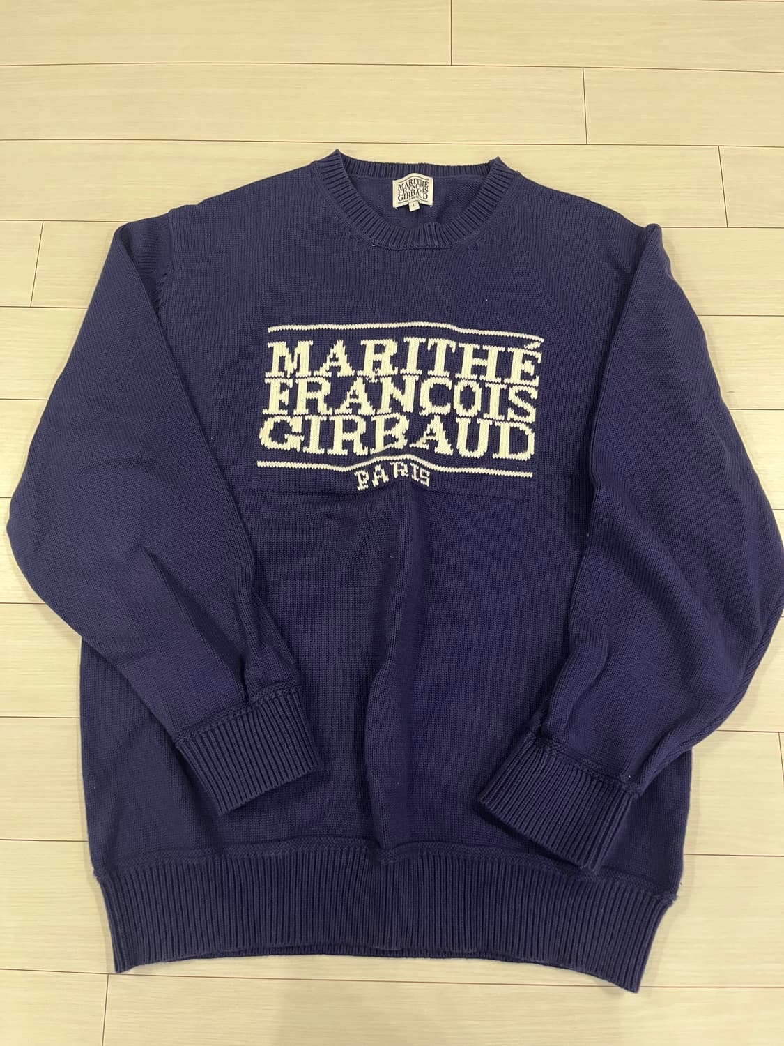 마리떼프랑소와저버 니트 네이비 L 상품이미지1