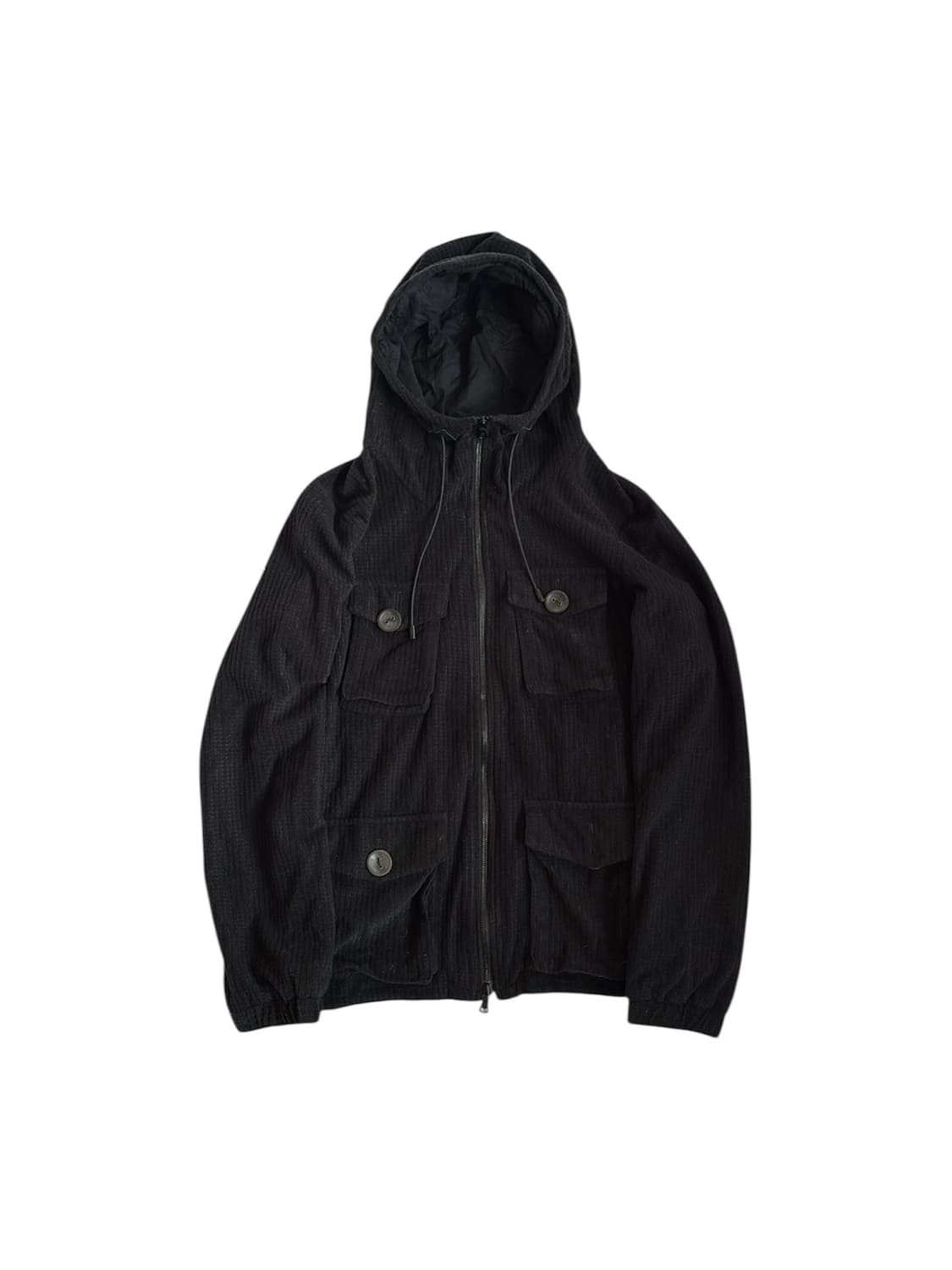 Drawstring Ninja Hood Jacket 상품이미지1