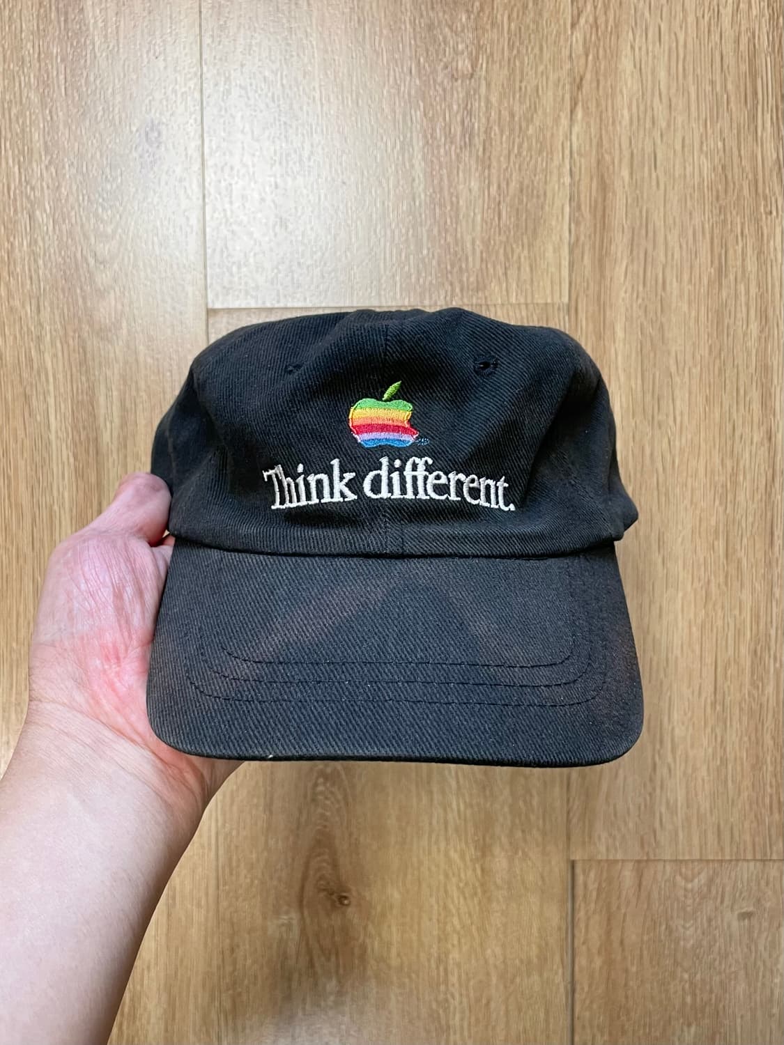 국내 유일 90s USA Apple 애플 빈티지 볼캡 모자 상품이미지1