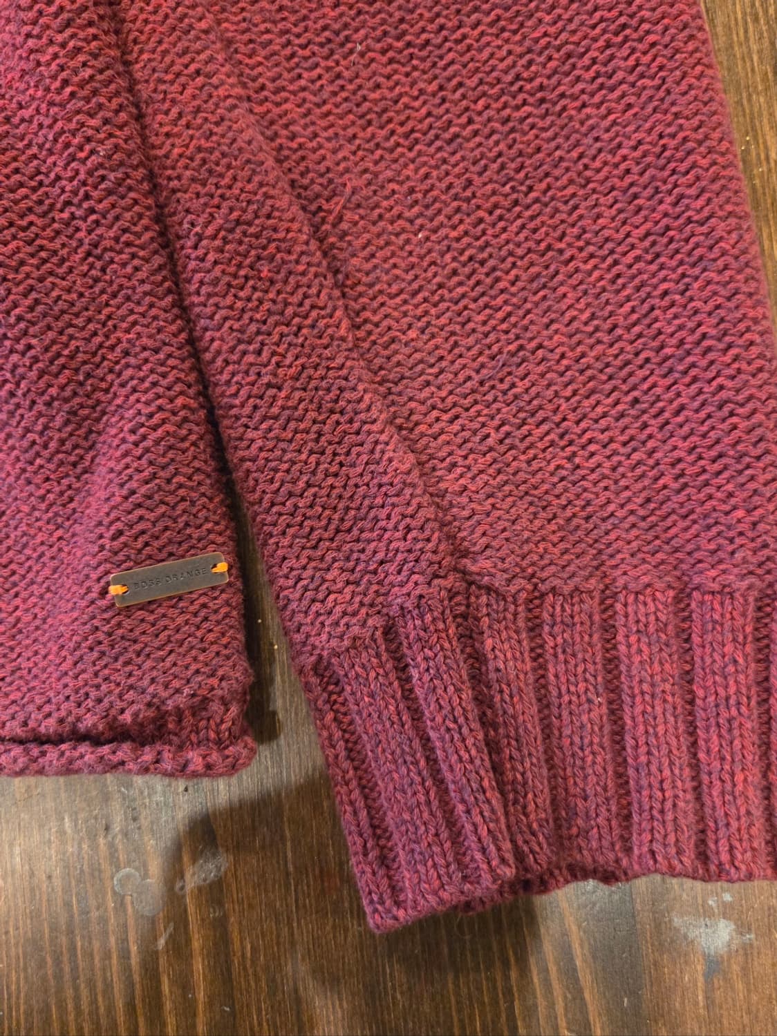 휴고보스 오렌지라벨 그런지 니트 상품이미지6