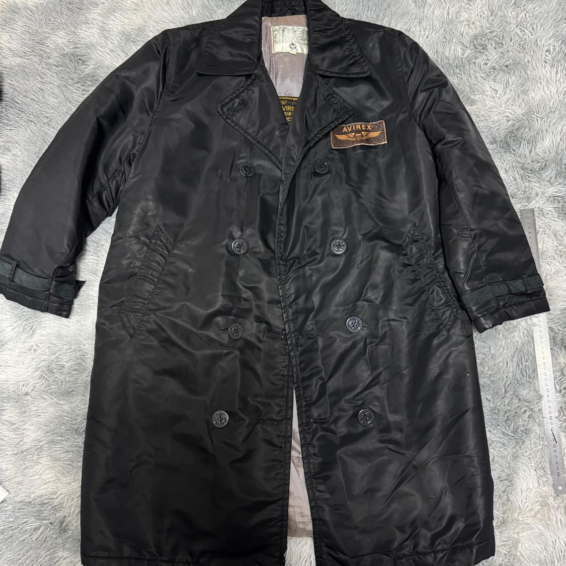 80s 아비렉스  나일론 코트 오버핏 S사이즈 상품이미지1