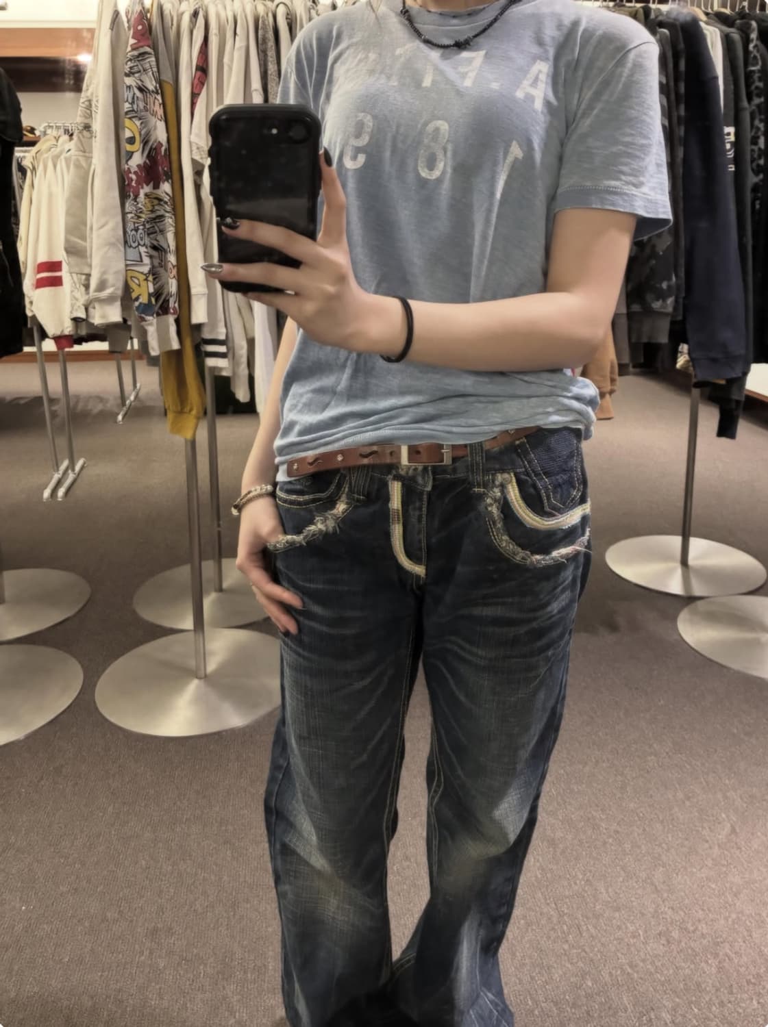 90s Grunge Revival 🧊🩵 상품이미지3