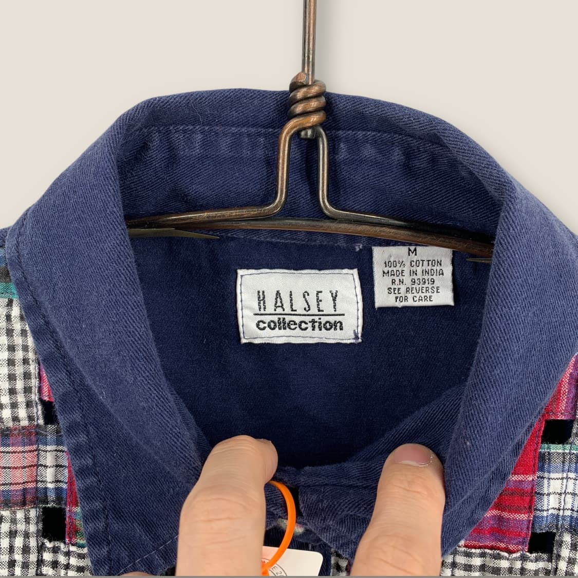 JPN빈티지 패치워크 긴팔셔츠 상품이미지8