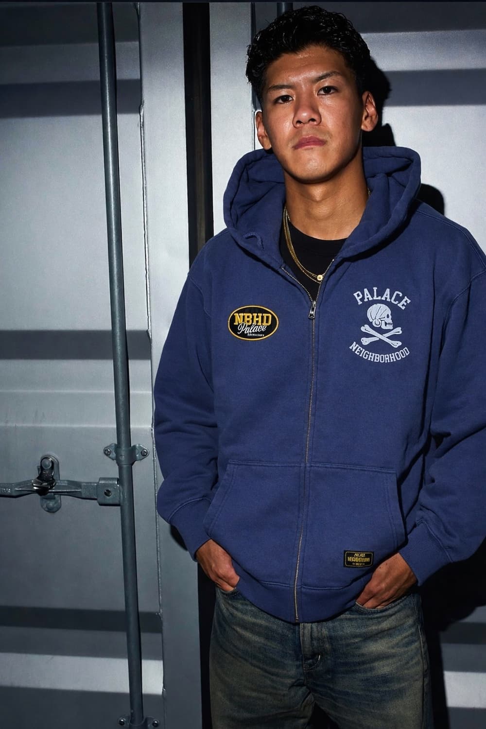 팔라스 x 네이버후드 스컬 집 후드 XXL 상품이미지3