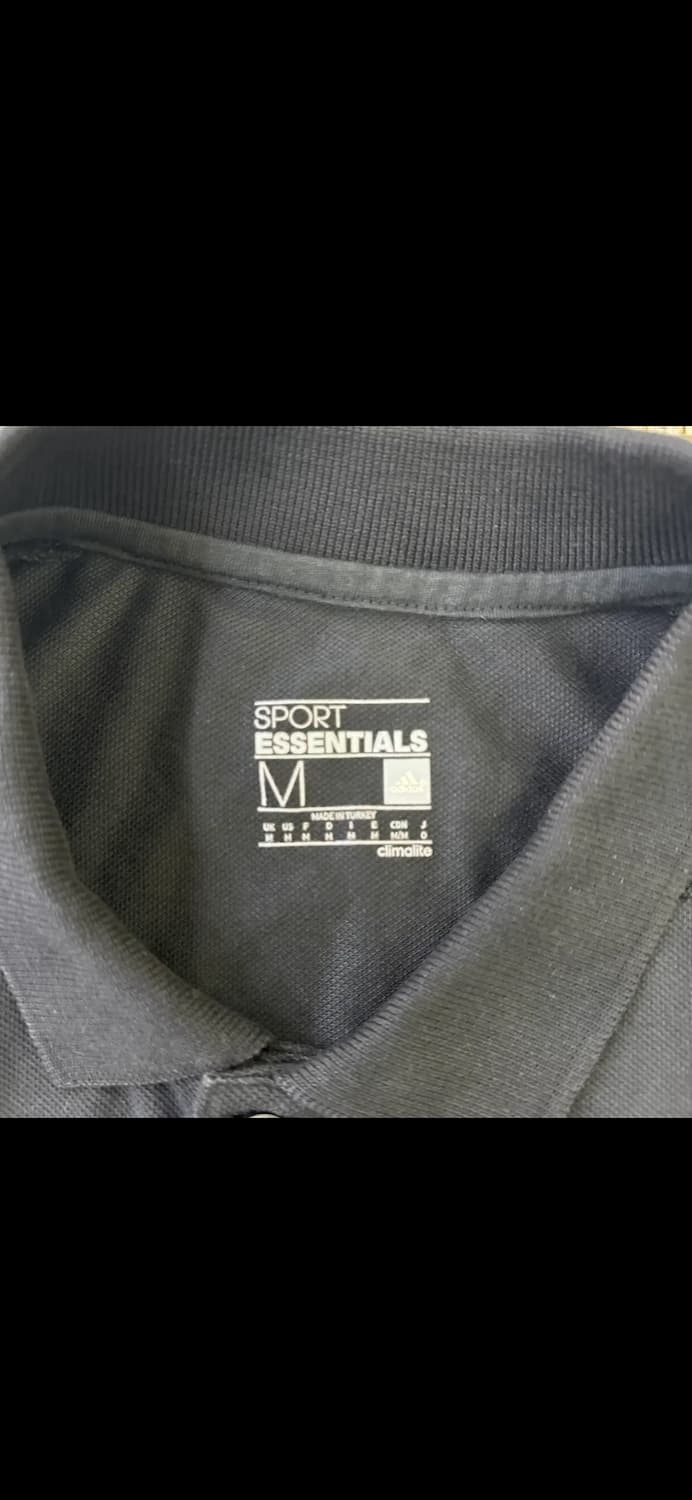 아디다스 검정 삼선 폴로티 M 상품이미지3