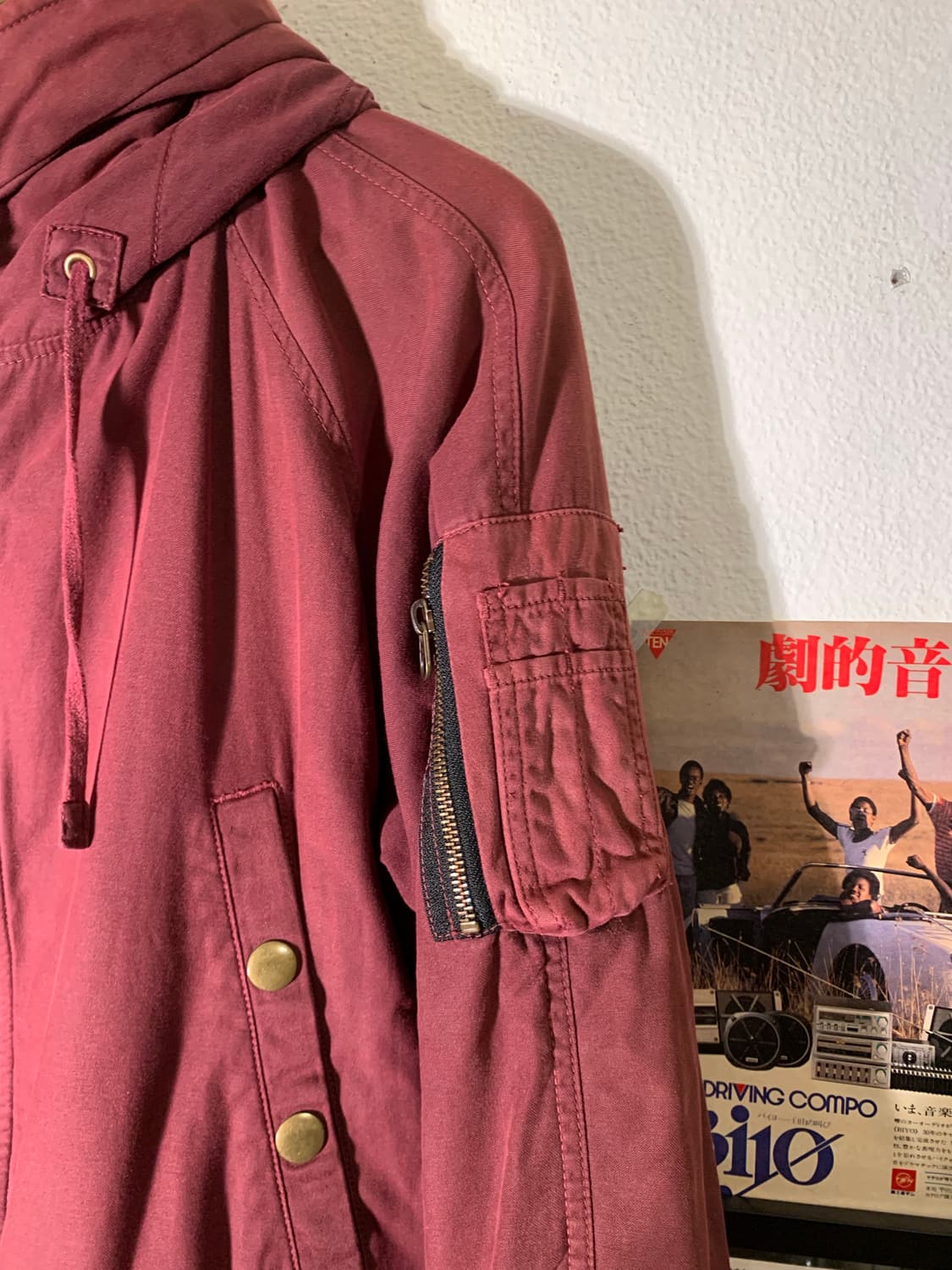 가이진메이드 콘초 사선 버튼 필드파카 상품이미지4