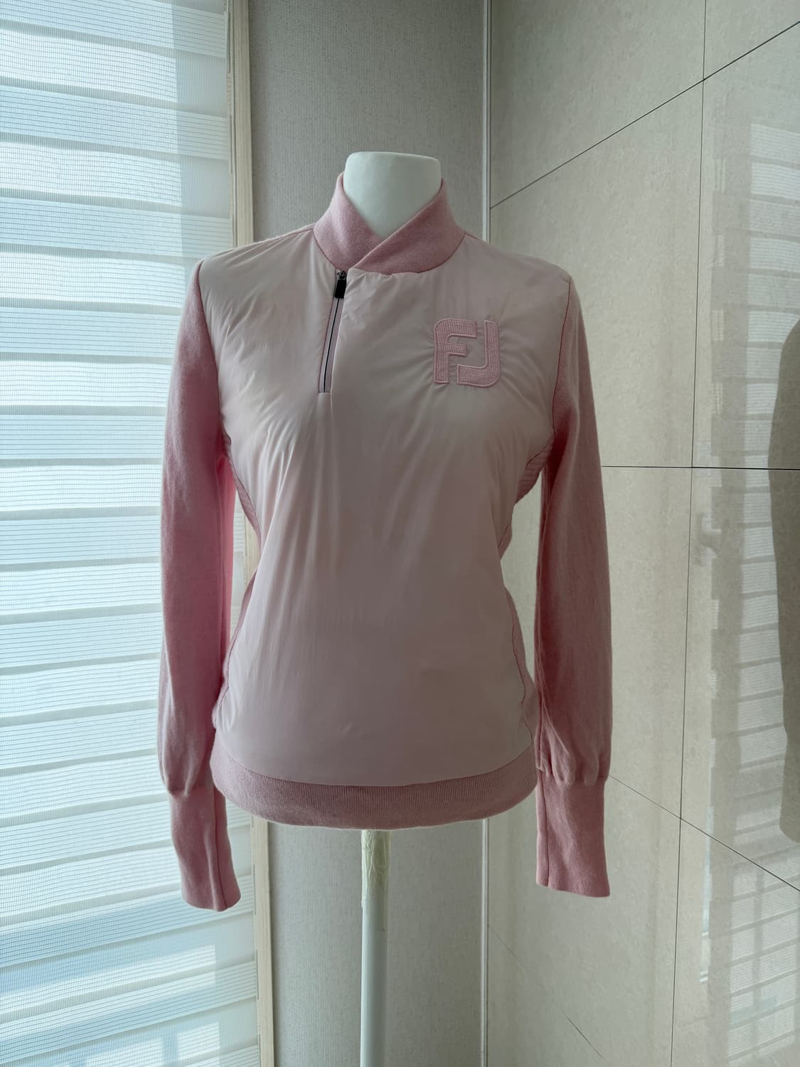 풋조이 FJ 핑크 골프 니트 S 상품이미지1
