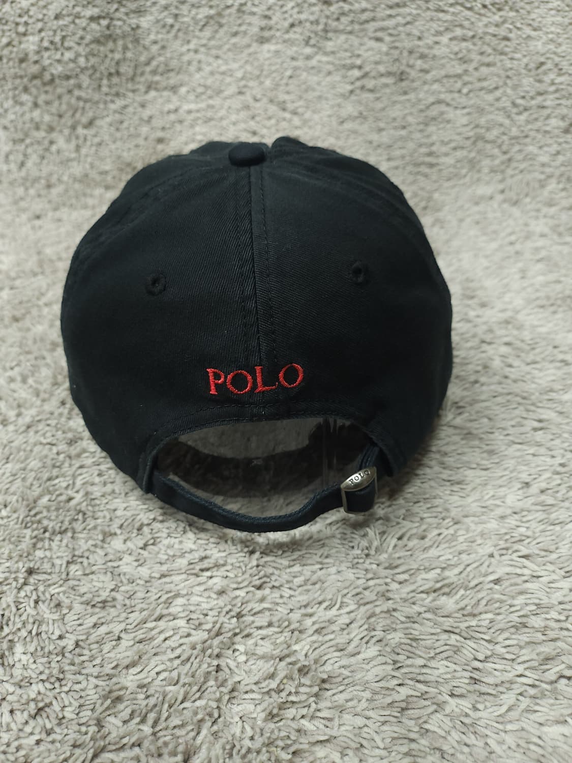 폴로 랄프로렌 블랙 볼캡 모자 상품이미지6