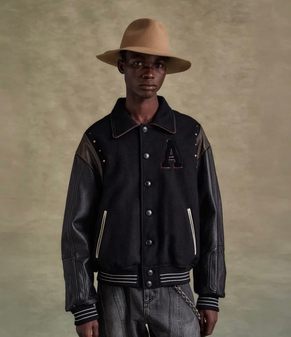 앤더슨벨 a패치 바시티 자켓 L 상품이미지1