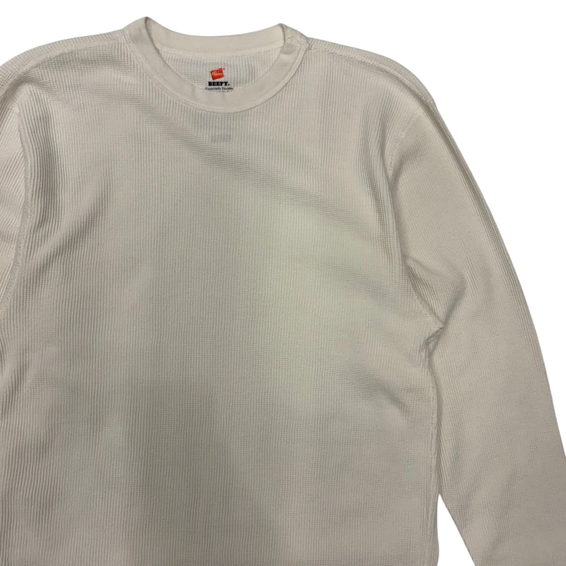 슈프림 X 헤인즈 화이트 와플 니트 XL 상품이미지2