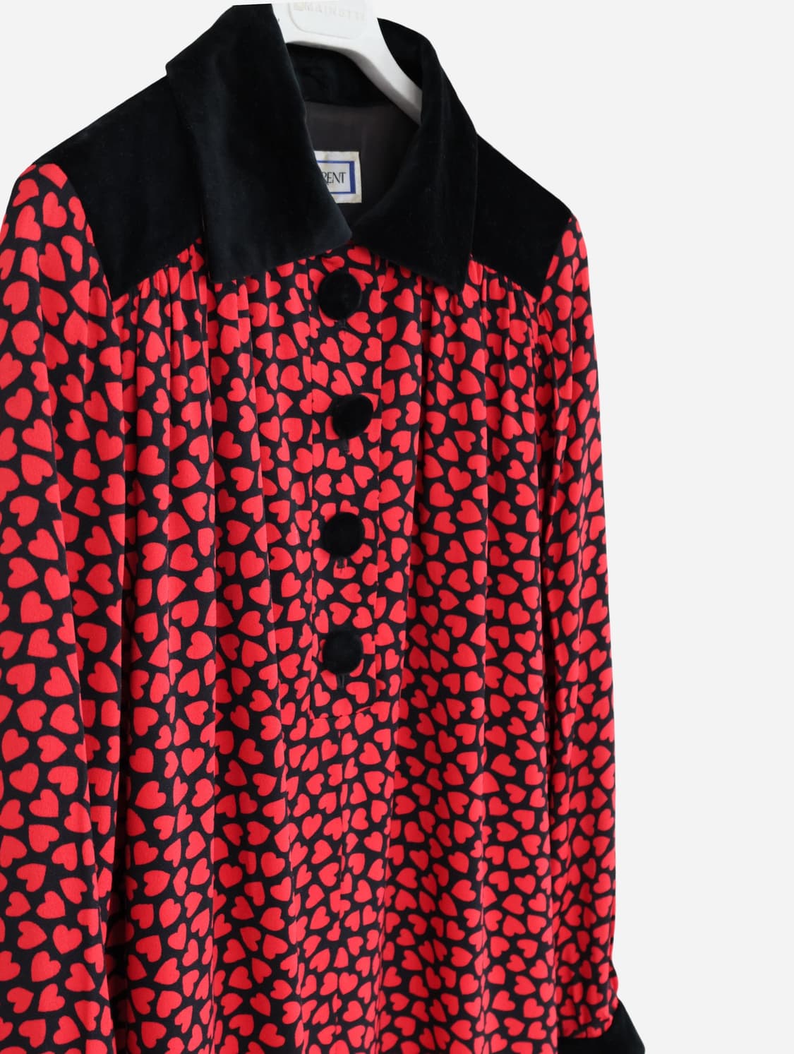 Yves Saint Laurent Heart Print Dress 상품이미지1